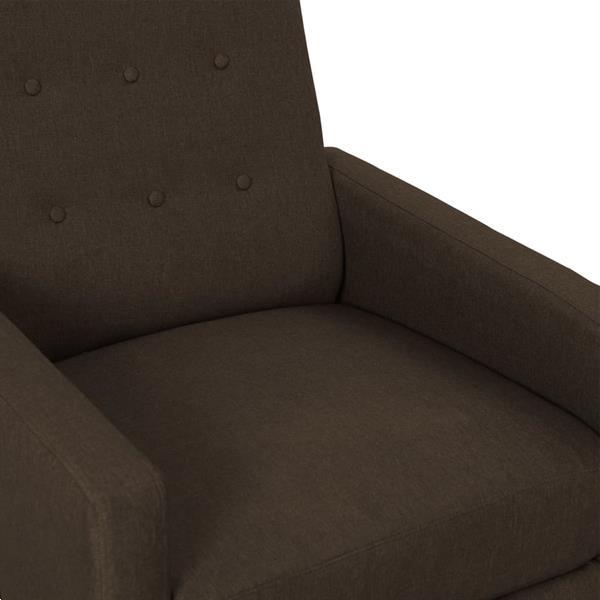 Grote foto vidaxl fauteuil de massage inclinable lectrique marron fonc huis en inrichting stoelen