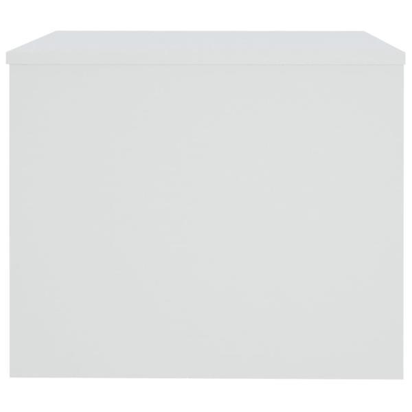 Grote foto vidaxl table basse blanc 80x50x40 cm bois d ing nierie huis en inrichting eettafels