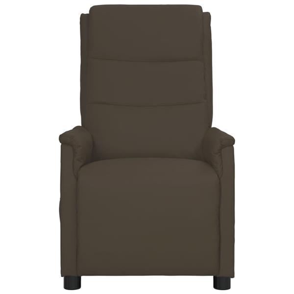 Grote foto vidaxl fauteuil inclinable lectrique de massage gris simili huis en inrichting stoelen