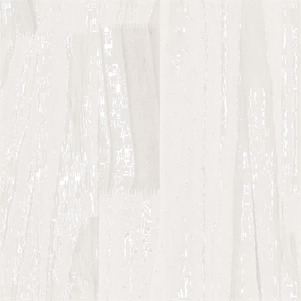 Grote foto vidaxl cadre de lit blanc bois de pin massif 140x200 cm huis en inrichting bedden
