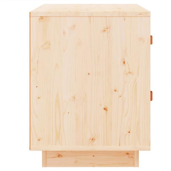 Grote foto vidaxl tables de chevet 2 pcs 40x34x45 cm bois de pin massif huis en inrichting complete slaapkamers