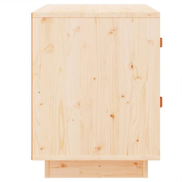 Grote foto vidaxl tables de chevet 2 pcs 40x34x45 cm bois de pin massif huis en inrichting complete slaapkamers