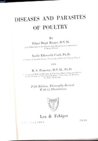 Grote foto disease and parasites of pultry 1958 boeken wetenschap
