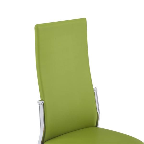 Grote foto vidaxl 7 delige eethoek kunstleer groen huis en inrichting complete eetkamers