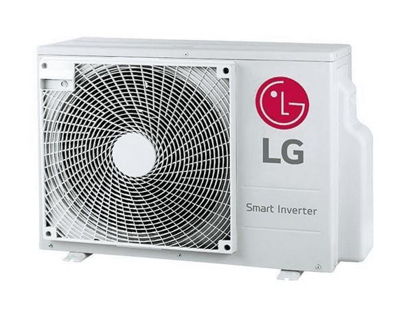 Grote foto lg mu2r17 0912 multisplit wand 2 x split 9.000 btu 1 witgoed en apparatuur ventilatoren en airco