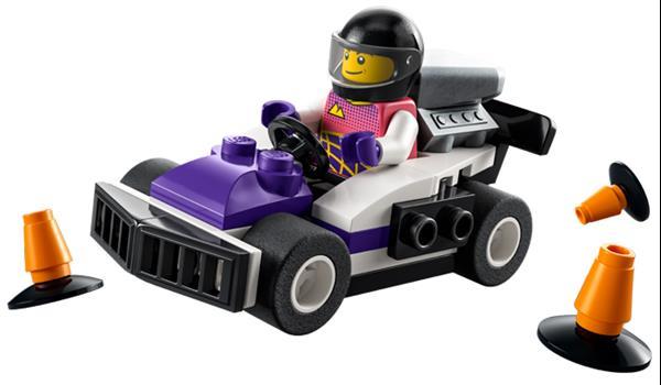 Grote foto lego city 30589 go kart racer kinderen en baby duplo en lego