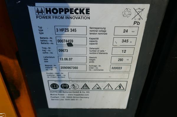 Grote foto vs 20934 elektrische tripex stapelaar jungheinrich 4.250mm doe het zelf en verbouw hefwerktuigen