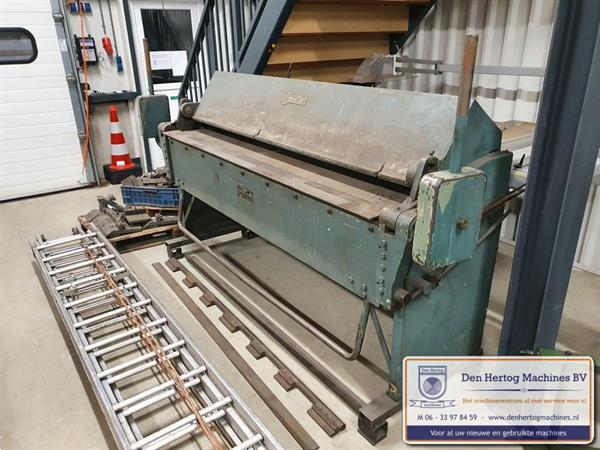 Grote foto gosmeta 2000x2 25mm vingerzetbank zetbank werkplaats machine doe het zelf en verbouw materialen en producten