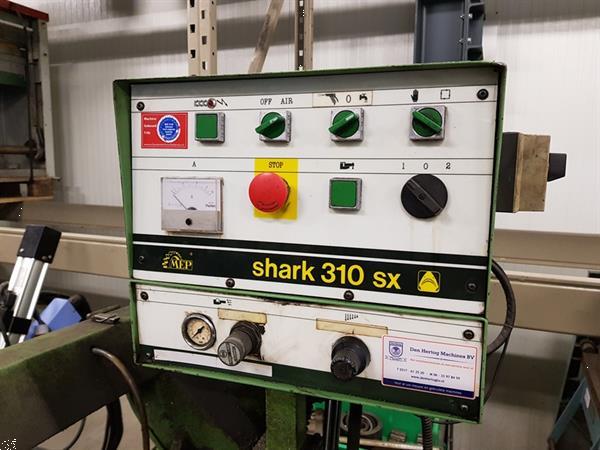 Grote foto halfautomaat bandzaag lintzaag mep shark 310 sx rond 250mm doe het zelf en verbouw materialen en producten