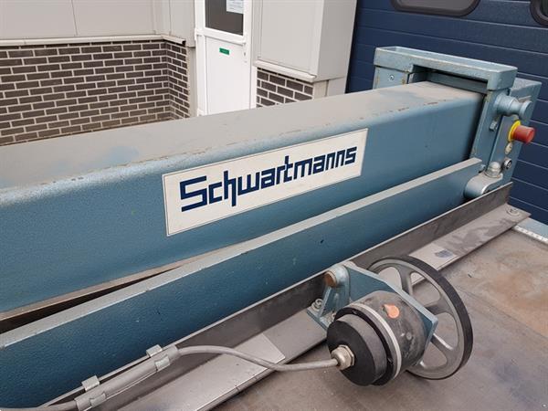 Grote foto schwartmanns quata 1000x1 5mm afwikkelmachine kniplijn voor plaatwerk doe het zelf en verbouw gereedschappen en machines