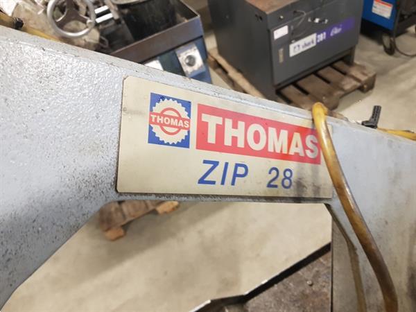 Grote foto thomas zip 28 rond 22 5mm halfautomatisch bandzaag lintzaag afkortzaag metaalzaagmachine doe het zelf en verbouw zaagmachines