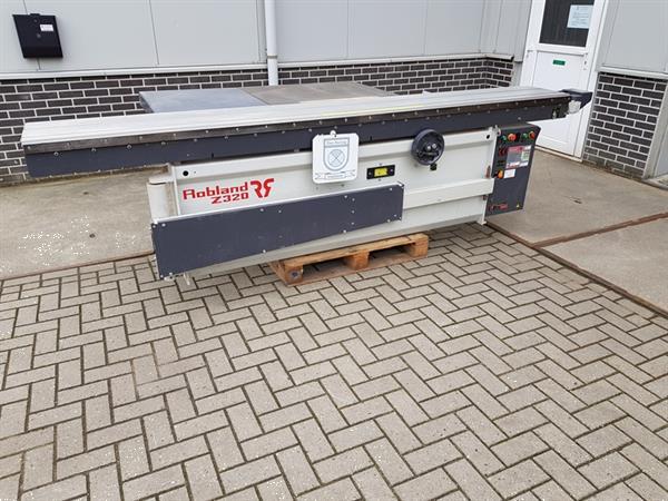 Grote foto z320 robland platenzaag formaatzaag hoofdzaag met voorritser werkplaatsmachine doe het zelf en verbouw zaagmachines