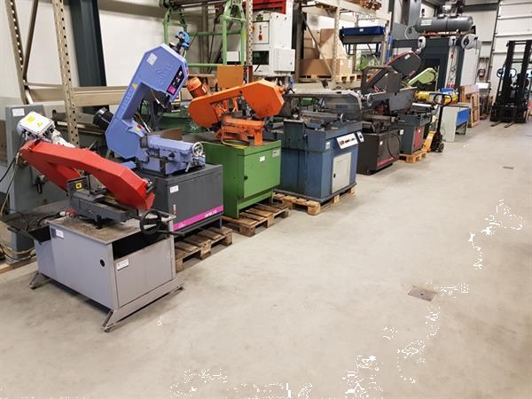 Grote foto narvik rond 225mm halfautomaat met koeling bandzaag hydraulisch compact doe het zelf en verbouw zaagmachines