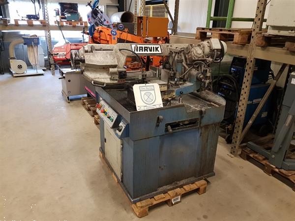 Grote foto narvik rond 225mm halfautomaat met koeling bandzaag hydraulisch compact doe het zelf en verbouw zaagmachines