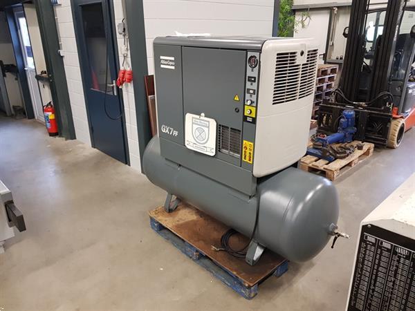 Grote foto compressor atlas copco schroefcompressor gx7ff doe het zelf en verbouw gereedschappen en machines