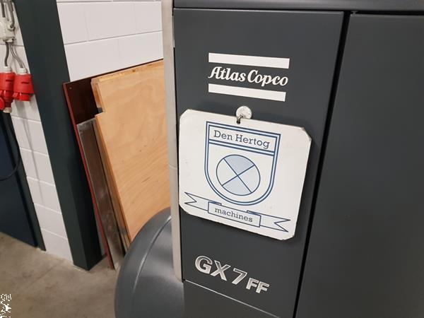 Grote foto compressor atlas copco schroefcompressor gx7ff doe het zelf en verbouw gereedschappen en machines