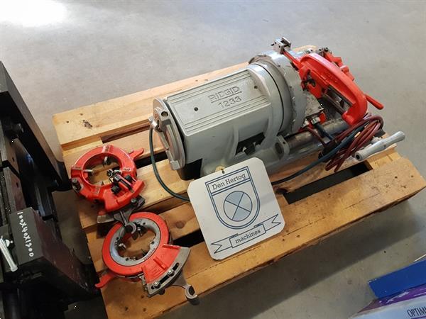 Grote foto ridgid 1233 draadsnijmachine 230v voetpedaal doe het zelf en verbouw gereedschappen en machines