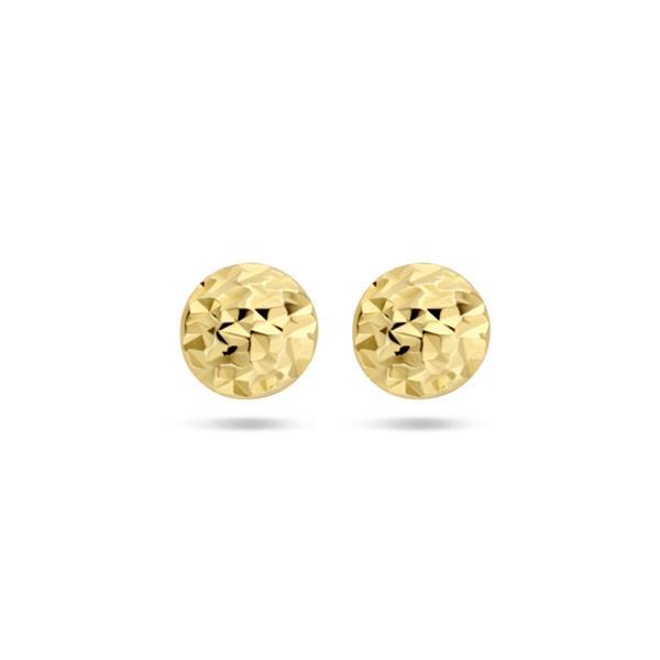 Grote foto gouden gediamanteerd ronde oorknoppen sieraden tassen en uiterlijk oorbellen