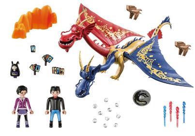 Grote foto playmobil dragons the nine realms 71080 wu wei met jun kinderen en baby duplo en lego