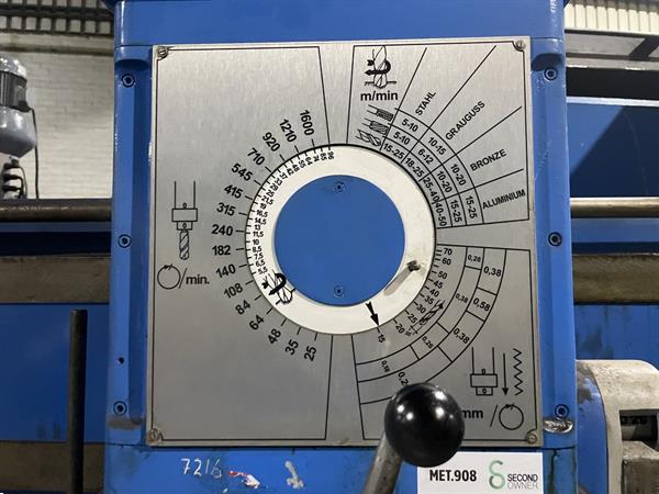 Grote foto radiaalboormachine radiaal boormachine ema fr50 1400mm 40mm doe het zelf en verbouw ijzerwaren en bevestigingsmiddelen