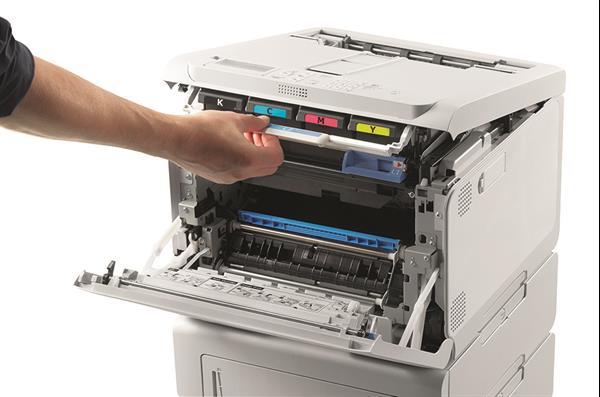 Grote foto oki c650dn de compacte kleuren led printer met enorme presta computers en software printers