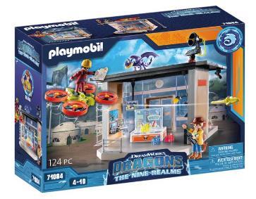 Grote foto playmobil dragons the nine realms 71084 icaris lab kinderen en baby duplo en lego