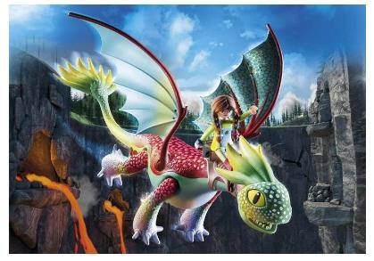 Grote foto playmobil dragons the nine realms 71083 feathers alex kinderen en baby duplo en lego