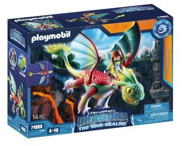 Grote foto playmobil dragons the nine realms 71083 feathers alex kinderen en baby duplo en lego