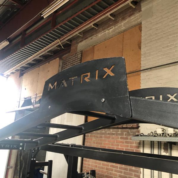 Grote foto matrix magnum mega double half rack rek platform sport en fitness fitness