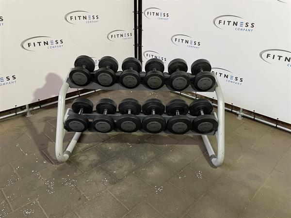Grote foto technogym dumbell set rek rack kracht sport en fitness fitness