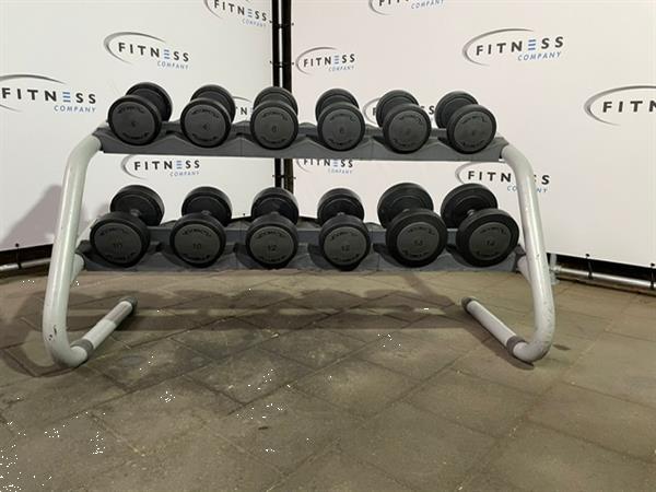 Grote foto technogym dumbell set rek rack kracht sport en fitness fitness