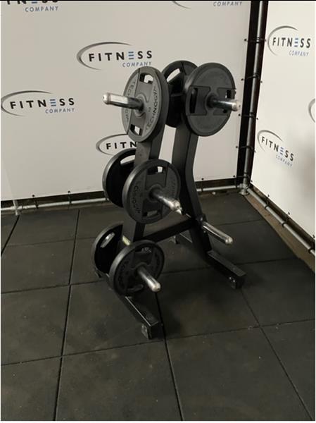 Grote foto technogym pure strength plate tower schijven rek zwart sport en fitness fitness