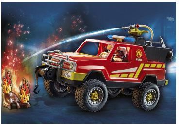Grote foto playmobil city action 71194 brandweerwagen kinderen en baby duplo en lego