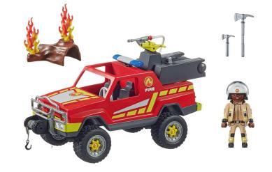 Grote foto playmobil city action 71194 brandweerwagen kinderen en baby duplo en lego