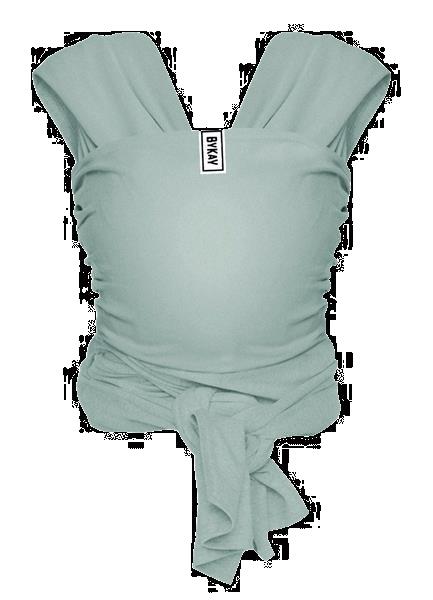 Grote foto bykay draagdoek stretchy wrap de luxe minty grey lar kinderen en baby overige