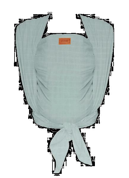 Grote foto bykay draagdoek woven de luxe hydrofiel minty grey m kinderen en baby overige