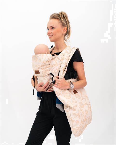 Grote foto bykay mom bag draagzak jaquard desert rose kinderen en baby overige