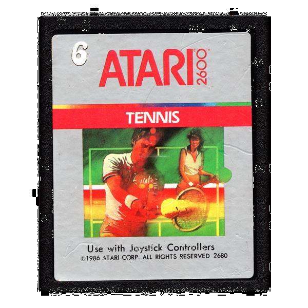Grote foto atari 2600 tennis losse cassette spelcomputers games overige merken