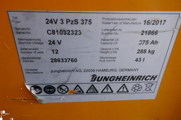 Grote foto vs 20968 elektrische palletwagen jungheinrich lange lepels bj2017 doe het zelf en verbouw hefwerktuigen