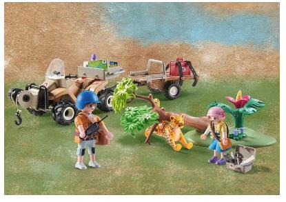 Grote foto playmobil wiltopia 71011 dierenrreddingsquad kinderen en baby duplo en lego