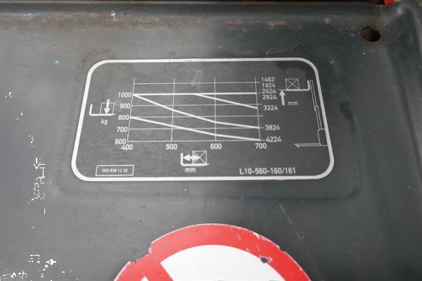 Grote foto vs 20958 elektrische stapelaar linde l10 2924mm freelift doe het zelf en verbouw hefwerktuigen