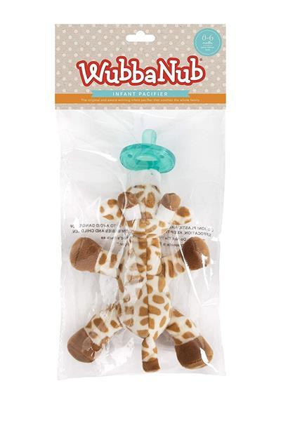 Grote foto wubbanub knuffelspeen giraffe kinderen en baby knuffels en pluche