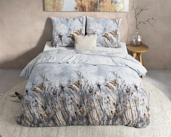 Grote foto lits jumeaux dekbedovertrek flanel janine grijs huis en inrichting beddengoed