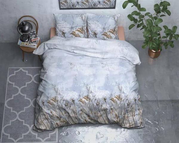 Grote foto lits jumeaux dekbedovertrek flanel janine grijs huis en inrichting beddengoed