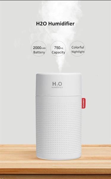 Grote foto drphone h20 plus humidifier h2o 750ml tank 2000mah acc witgoed en apparatuur ventilatoren en airco
