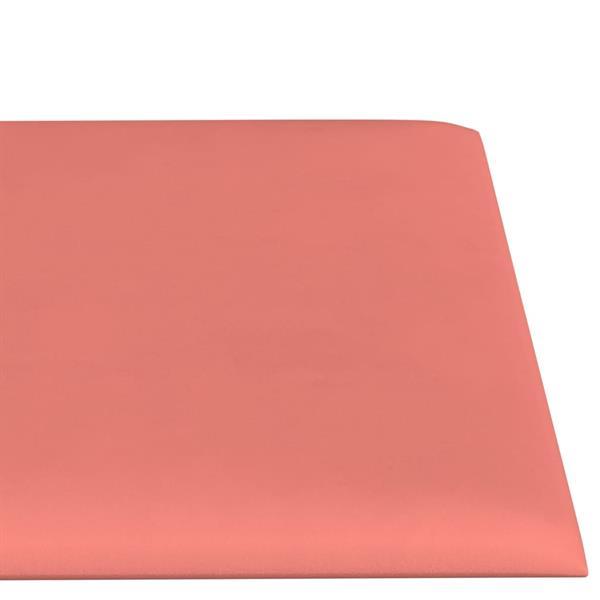 Grote foto vidaxl wandpanelen 12 st 0 54 m 30x15 cm fluweel roze doe het zelf en verbouw materialen en producten