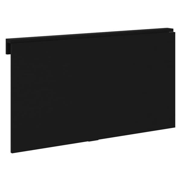 Grote foto vidaxl wandtafel inklapbaar 100x60x56 cm bewerkt hout zwart huis en inrichting eettafels