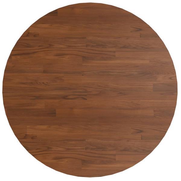 Grote foto vidaxl tafelblad rond 70x1 5 cm bewerkt massief eikenhout d huis en inrichting eettafels