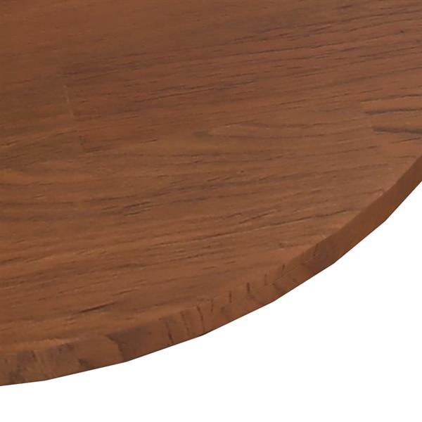 Grote foto vidaxl tafelblad rond 70x1 5 cm bewerkt massief eikenhout d huis en inrichting eettafels
