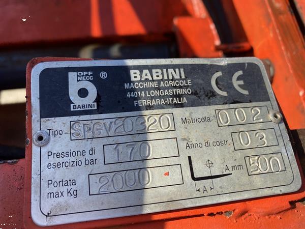 Grote foto babini hefmast 2000 kg agrarisch algemeen